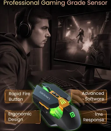 zebronics transformer m plus wired gaming mouse