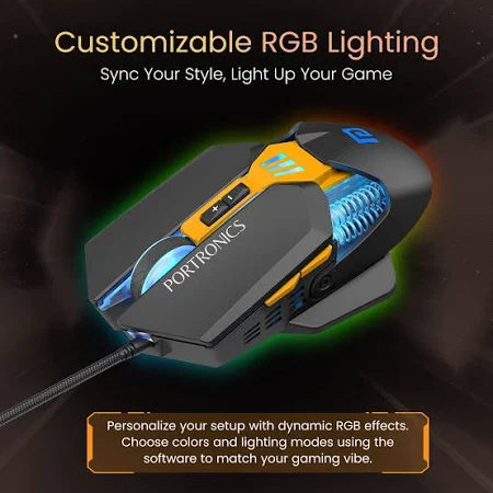 zebronics transformer m plus wired gaming mouse