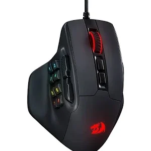 Redragon M908 Impact RGB Wired Gaming Mouse with Adjustable Weights