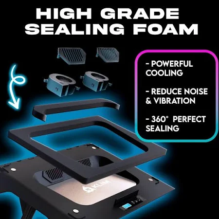sounce rgb laptop cooling pad with 6 high speed silent fans, dual usb ports, lcd display, 10 rgb light modes